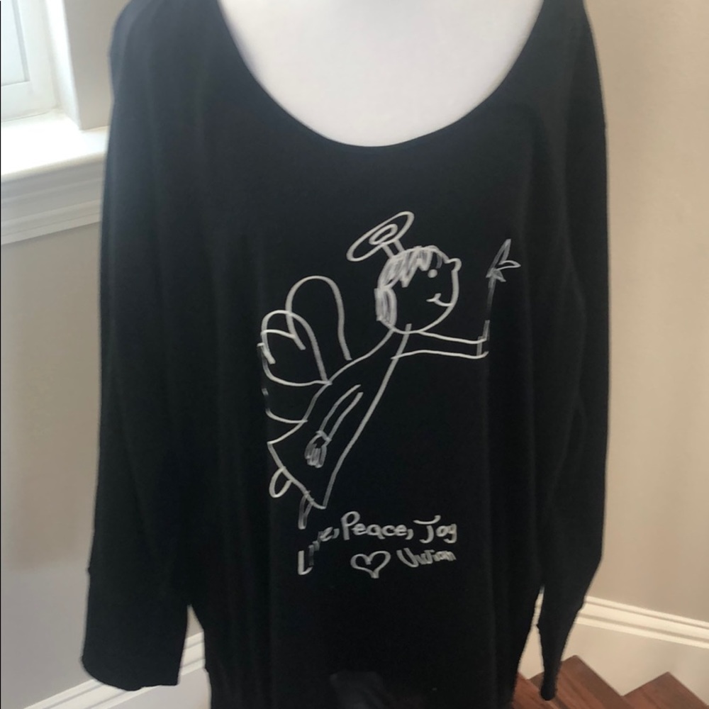 Melissa McCarthy Blouse Love Peace Joy
